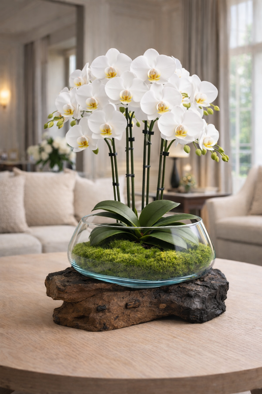 Orchid Presence — Statement - Plants available in Washington DC | Tempo Lazer Flowers Studio, Washington DC florist