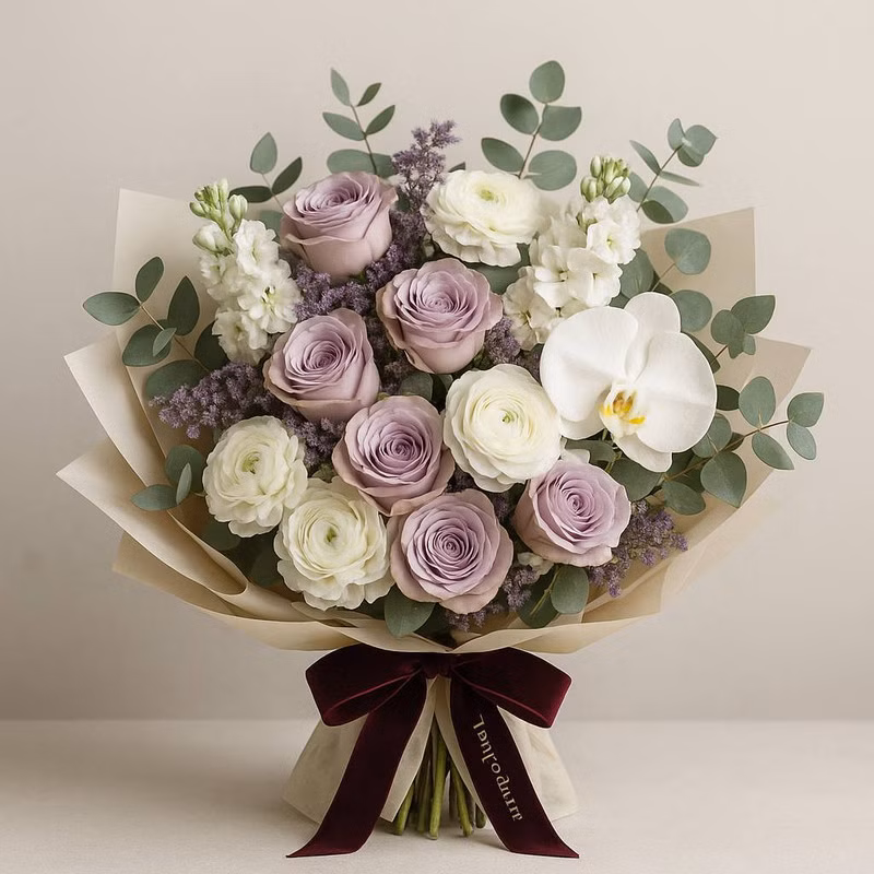Logan Circle Lilac Vogue - Bouquet available in Washington DC | Tempo Lazer Flowers Studio, Washington DC florist