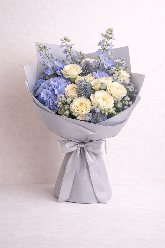 Capitol Hill Blue Grace - Bouquet available in Washington DC | Tempo Lazer Flowers Studio, Washington DC florist