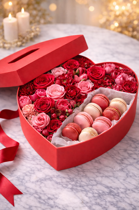 A letter with love - Blooming Box available in Washington DC | Tempo Lazer Flowers Studio, Washington DC florist