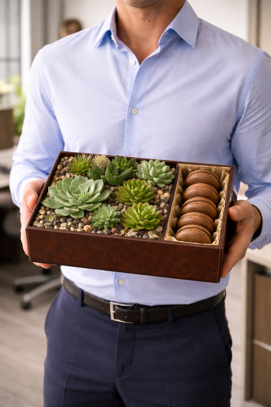 Evergreen Desk Garden - Blooming Box available in Washington DC | Tempo Lazer Flowers Studio, Washington DC florist