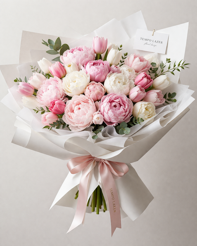 Dupont Peony Air - luxury floral arrangement for delivery in Washington DC