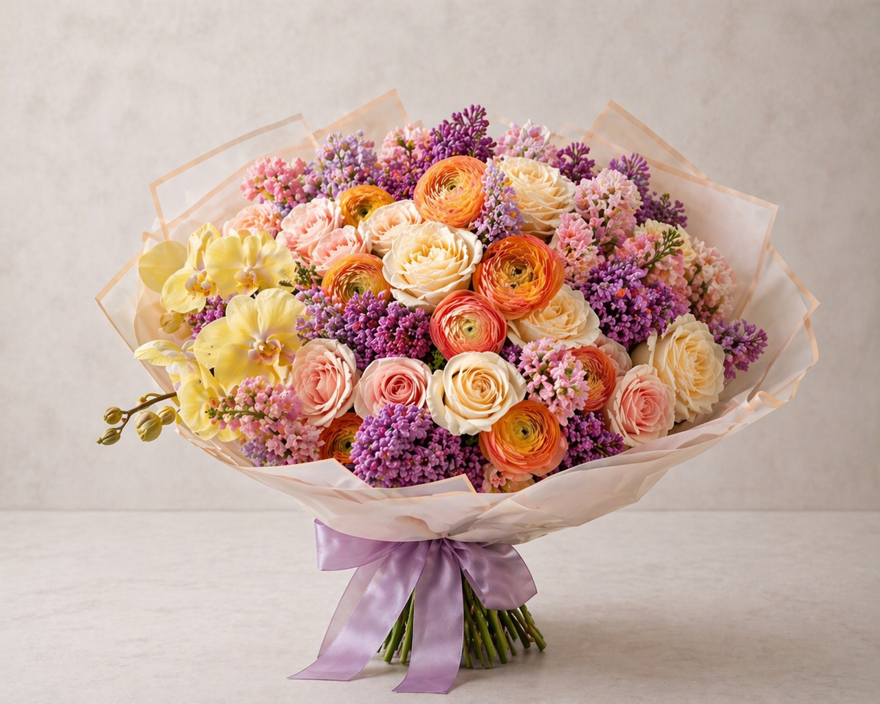 Pet-Friendly Blush Garden — Cat-Safe Bouquet - luxury floral arrangement for delivery in Washington DC