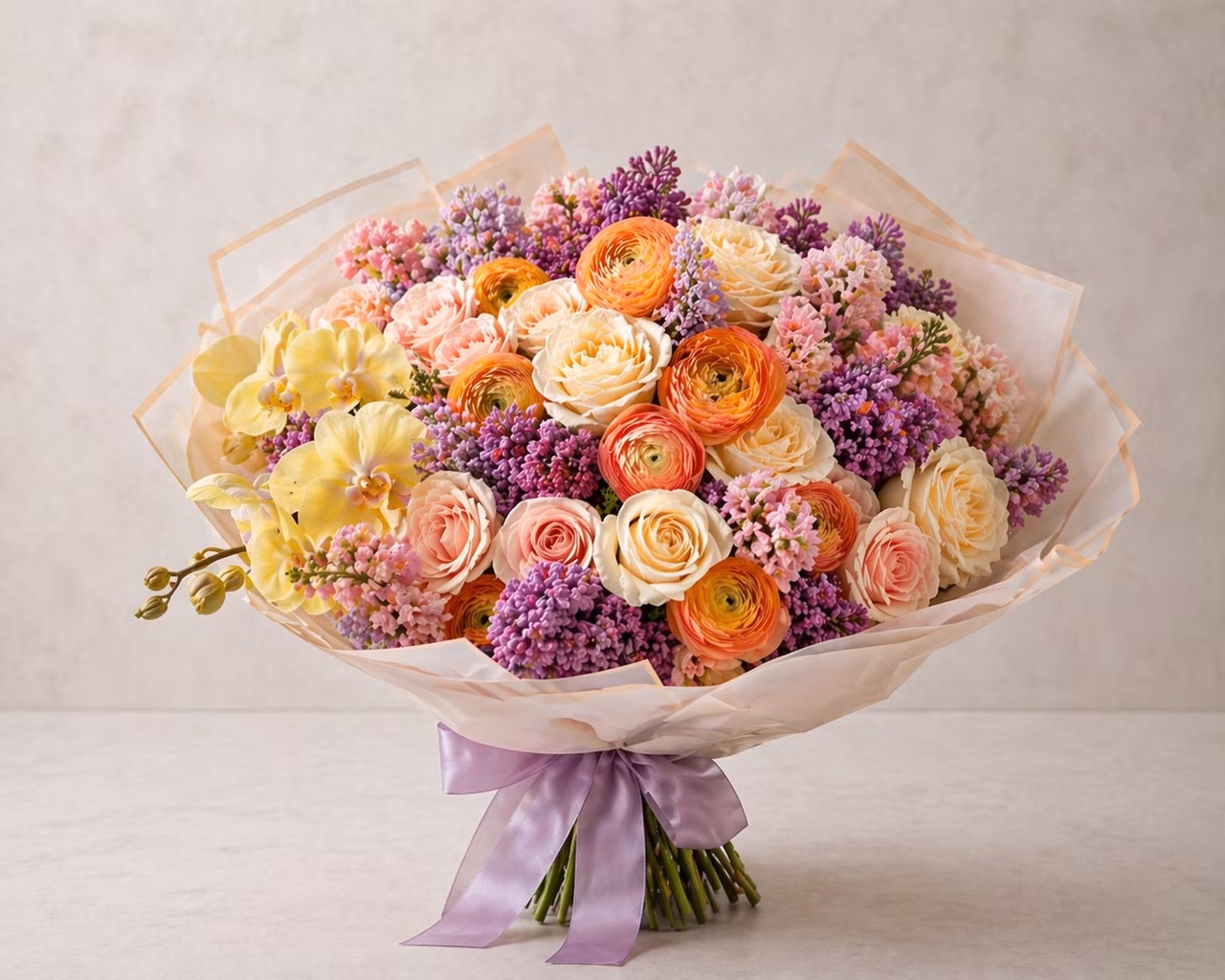 Pet-Friendly Blush Garden — Cat-Safe Bouquet - Bouquet available in Washington DC | Tempo Lazer Flowers Studio, Washington DC florist