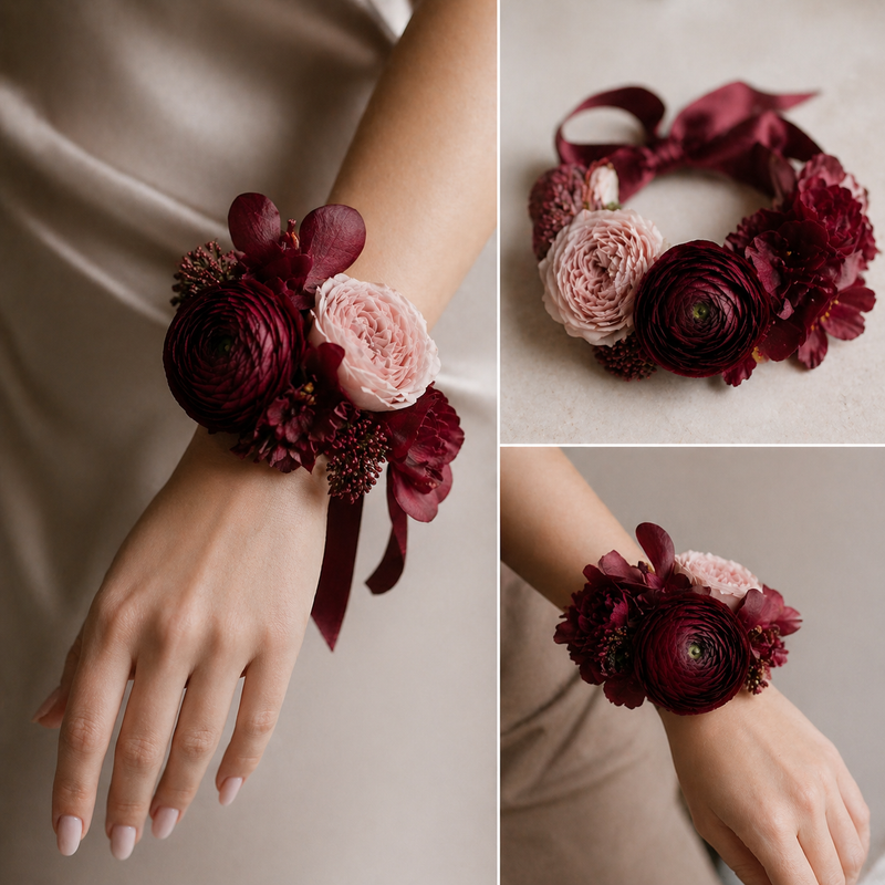 Весільні браслети — Елегантний флористичний акцент - Bouquet available in Washington DC | Tempo Lazer Flowers Studio, Washington DC florist