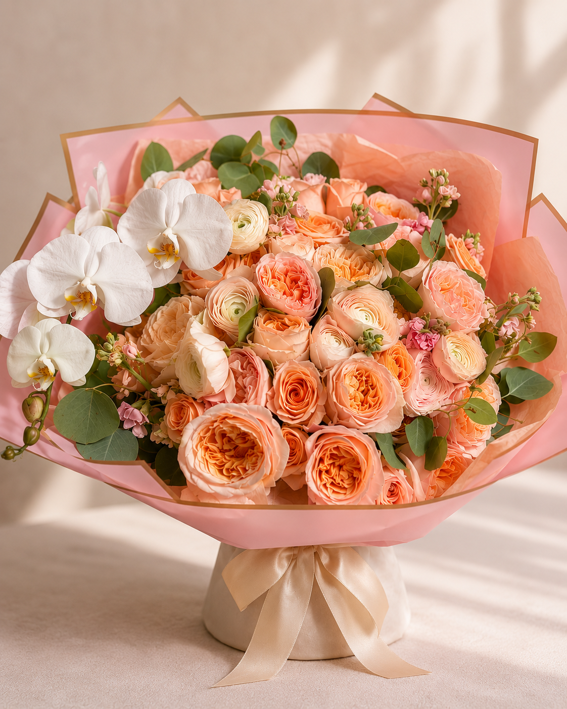Cathedral Heights Rose Élégance - Bouquet available in Washington DC | Tempo Lazer Flowers Studio, Washington DC florist